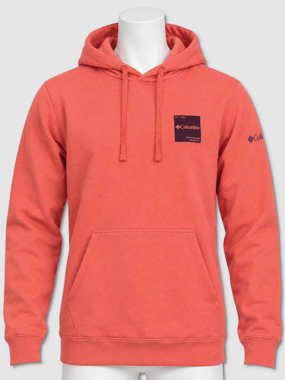 Columbia Trek Hoodie - NWT Mens Size 1X / XL Orange / Black - #49988-N7